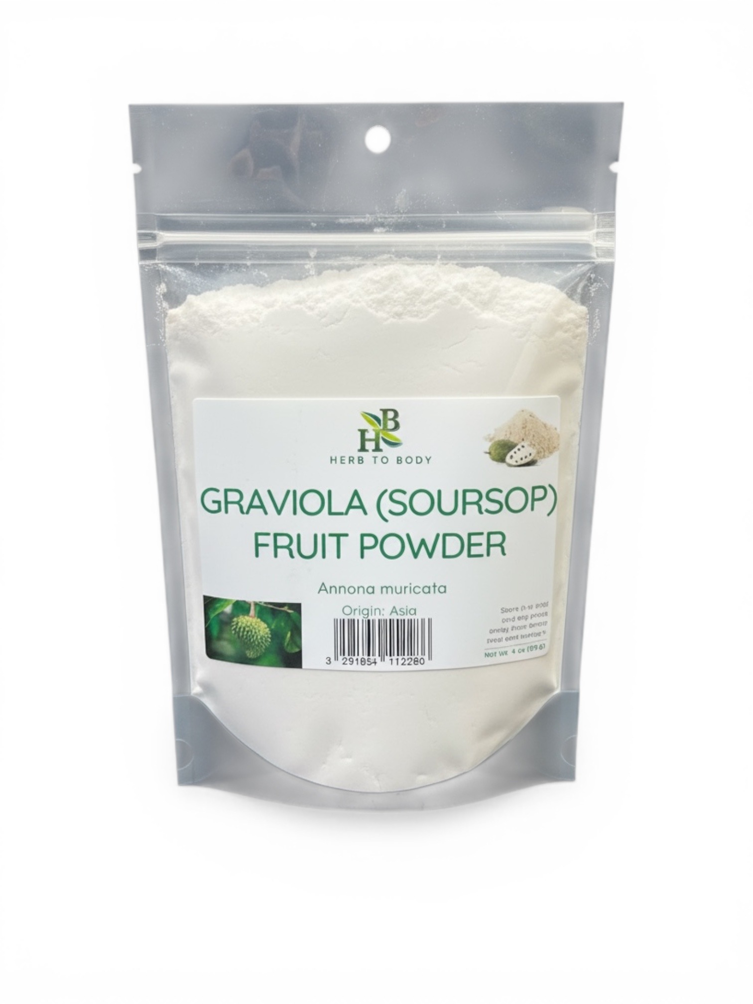 Organic Soursop Fruit Powder (Graviola Powder)